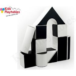 Soft Play Foam Blokken set 11 stuks zwart-wit | speelblokken | baby speelgoed | foamblokken | bouwblokken | Soft play speelgoed | schuimblokken